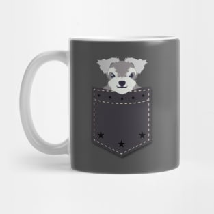 Schnauzer in Your Pocket T Shirt for Men Women and Kids Mug